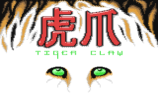 Tiger Claw : C64 in Pixels Edition (Homebrew) — Title screen